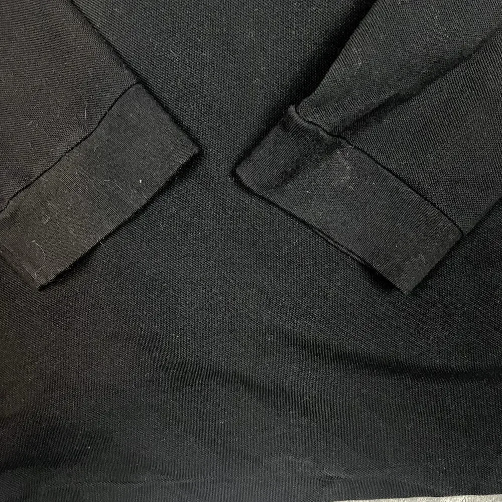 Ralph Lauren Long Sleeve Polo Mens XXL Black Custom Fit Big‎ and Tall